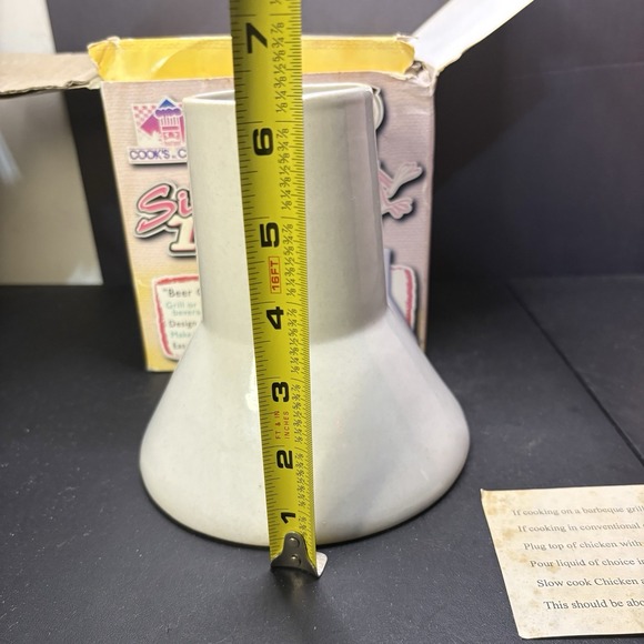 Cooks Choice  Sittin' Chicken  Ceramic  Steamer Original Box Beer Can Turkey - Picture 7 of 12